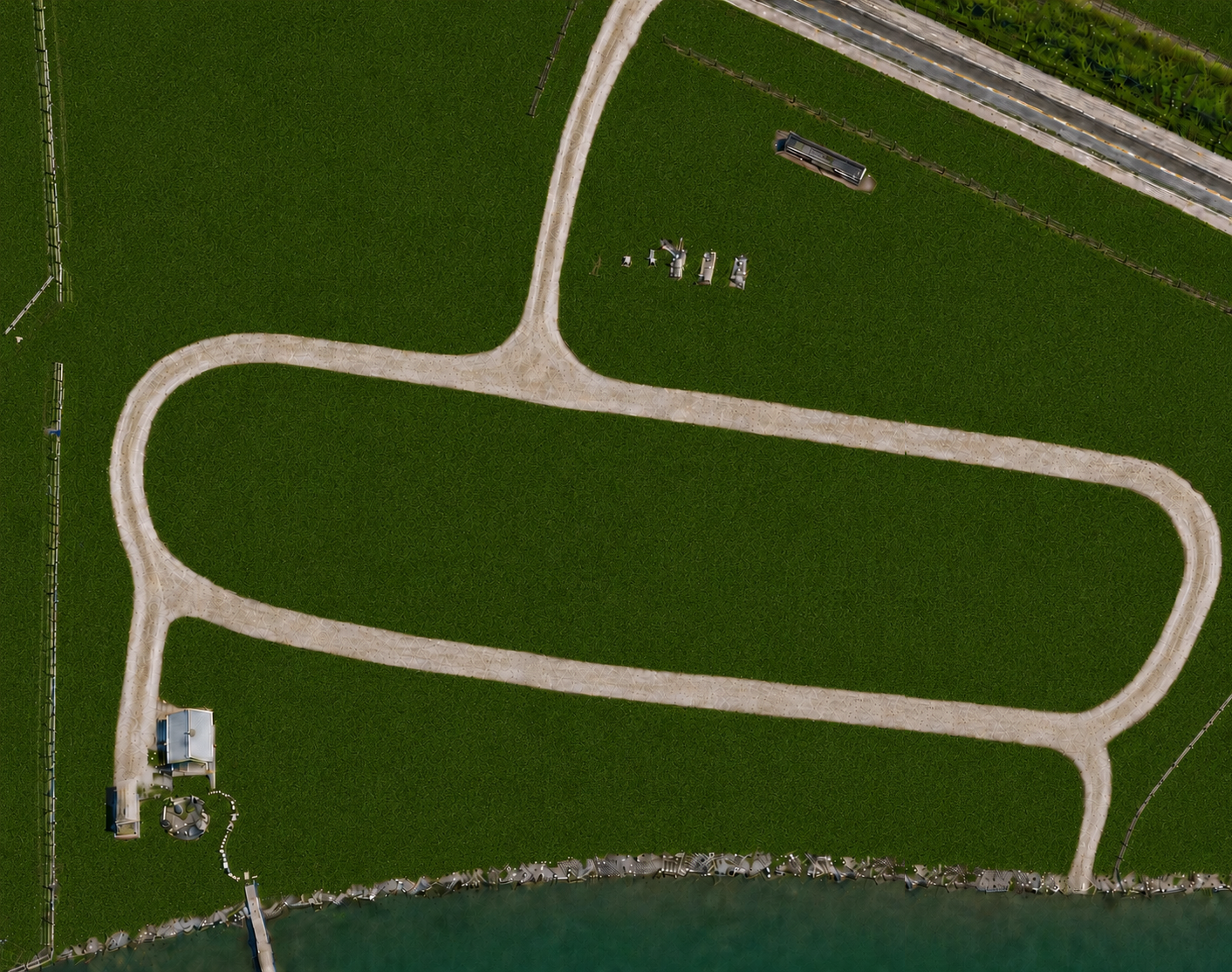 Comfort Point RV Park aerial lot map